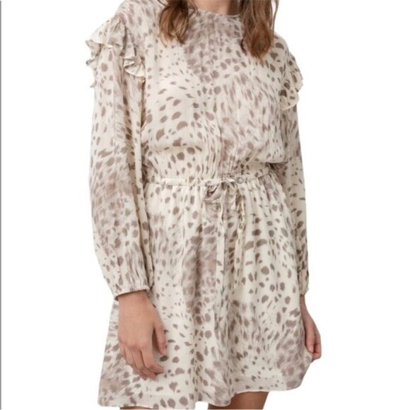 RAILS Ora Puma Animal Print summer Mini Dress Size M - Picture 5 of 13